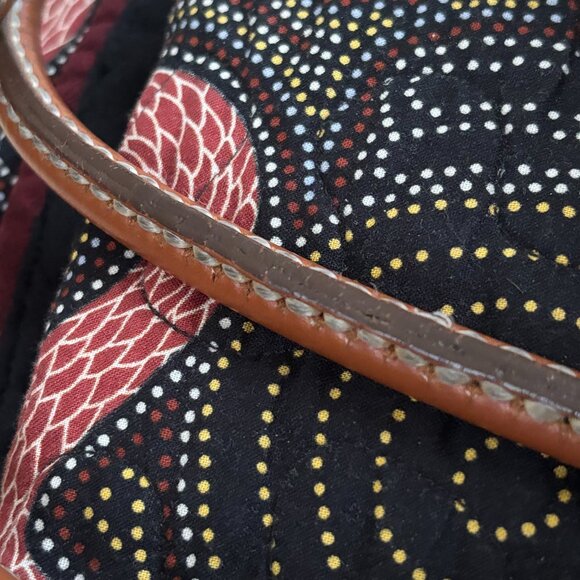 Authentic Vintage Dooney & Bourke Leather Dark Blue Domed Satchel Bag - R144 BL - Picture 9 of 12